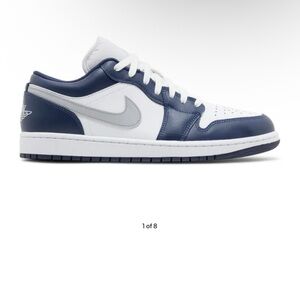 Air Jordan 1 Low "Midnight Navy/Neutral Grey"